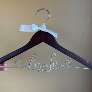 Wedding Wooden bride hanger